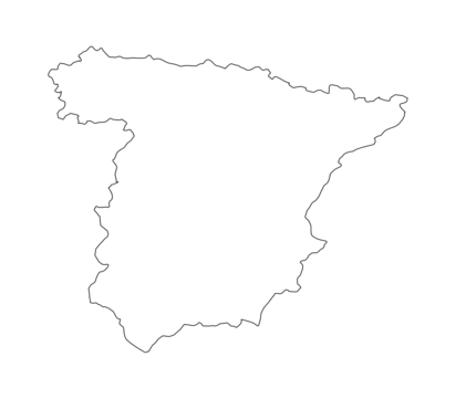 Mapa d'Espanya - Barcelona